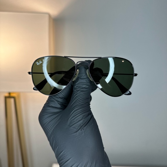 Ray Ban RB3025 Aviator Large Metal Polarized 002/58 58/14 135 3p - Picture 10 of 16